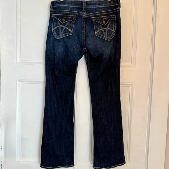 Kut from the Kloth Natalie High Rise Bootcut Dark Indigo Jeans - Picture 2 of 9